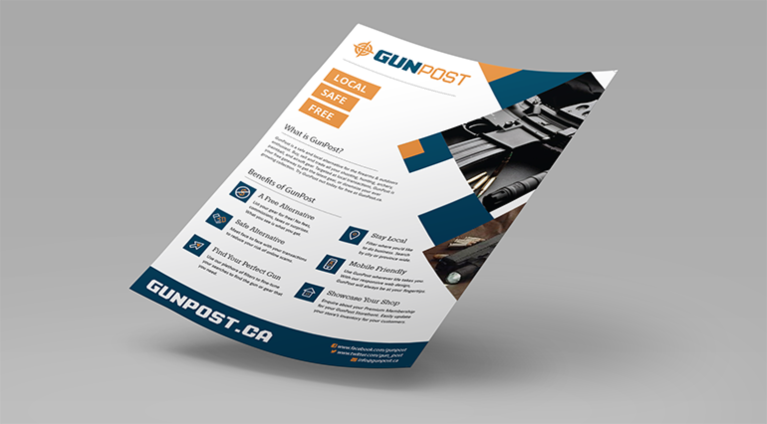 Gun Post Flyer Gun Post Flyer