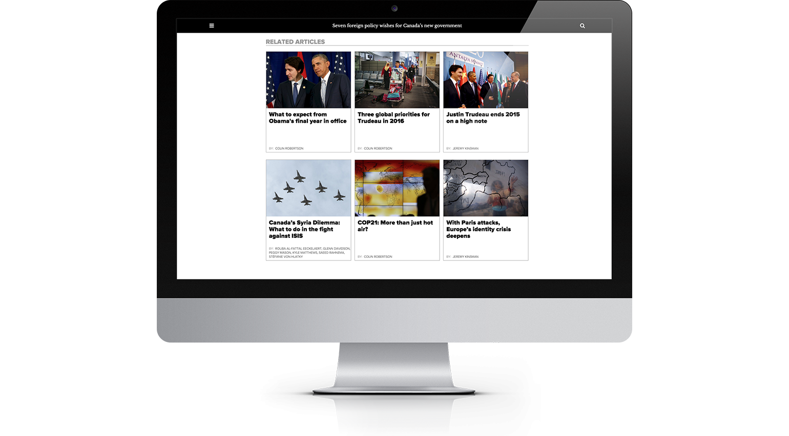 Open Canada Related Articles Open Canada Related Articles