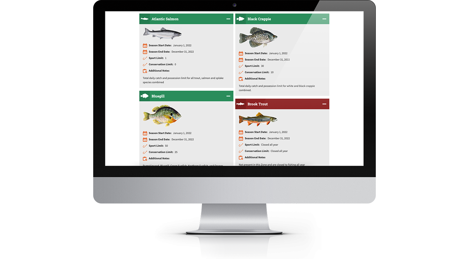 Fishing Regulations by Zone Fishing Regulations by Zone